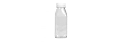 Botella con tapa vidrio