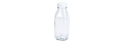 Botella vidrio 480ml con tapa