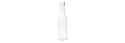 Botella vidrio con tapa 16x4.2cm 100ml