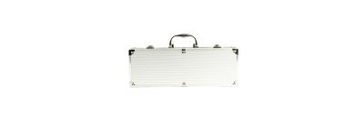 Caja metal y utensilios para bbq 5pzas