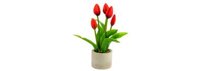 Planta artificial tulipanes