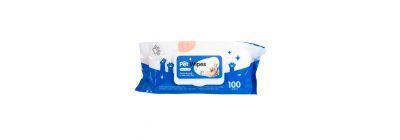 Toalla húmeda para mascota 100und