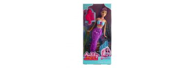 Muñeca barbie anlily sirena con accesorios 11.5pulg +3a