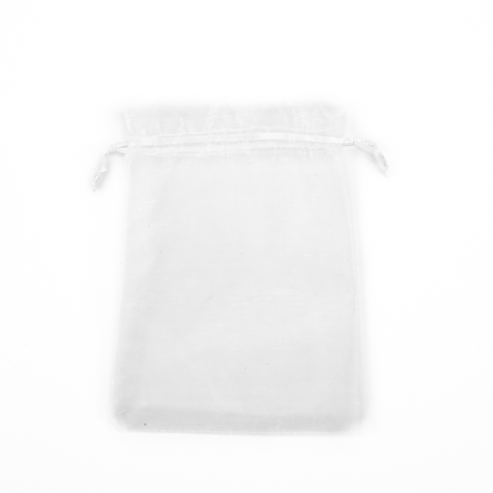 Bolsa organza 13x18cm 5und blanco