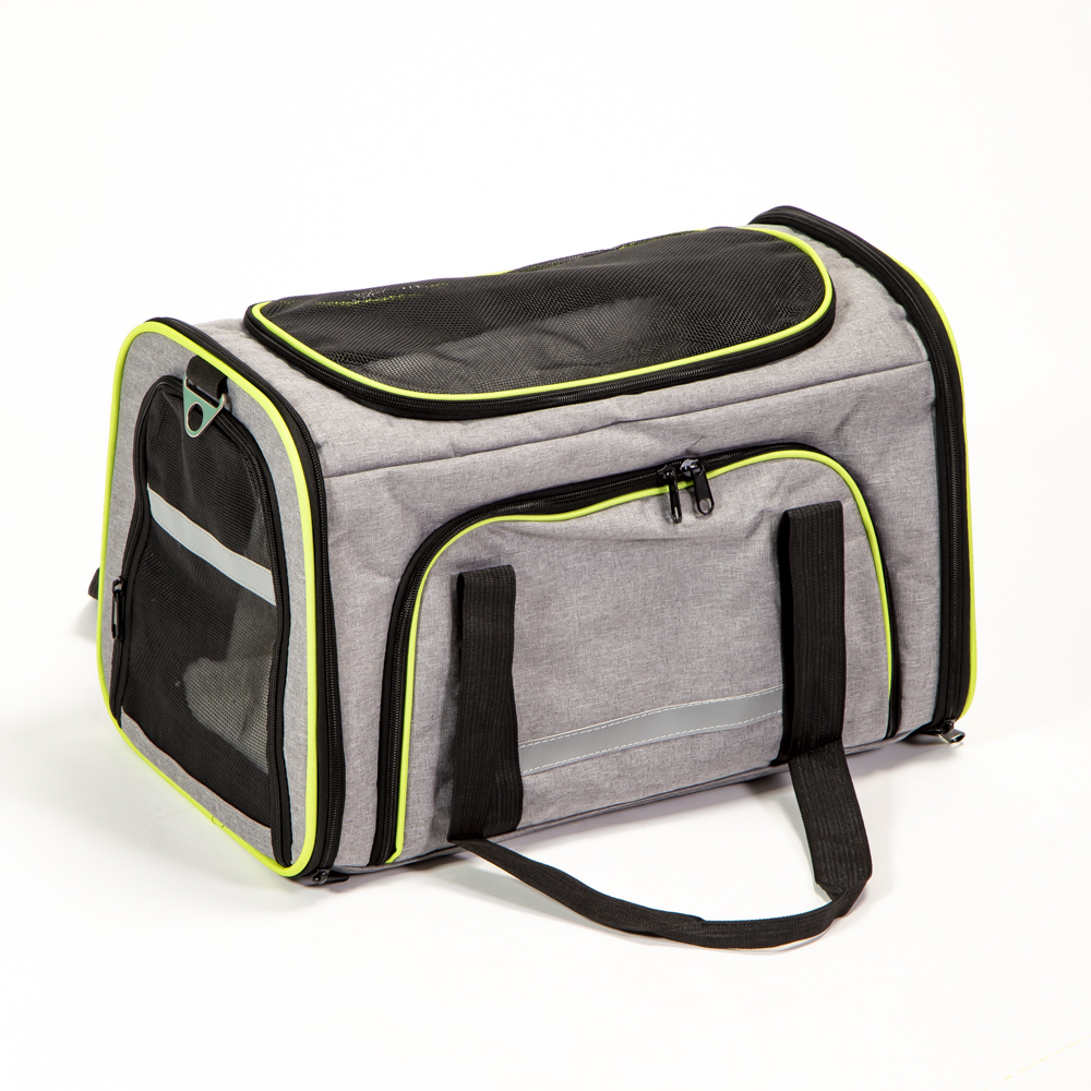 Bolso transportador con laterales plegables 45x30x30cm multicolor