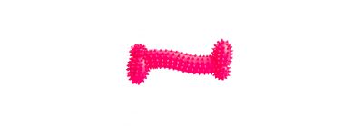 Juguete masticable hueso para mascota con relieve 15cm surtido