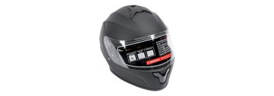 Casco negro mate XL