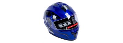 Casco con rayas coloridas