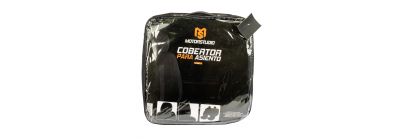 Cobertor asiento para auto liso 8pzas negro