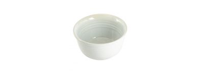 Bowl porcelana relieve rayas 6pulg blanco