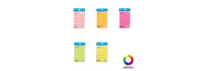 Block notas rayado neón