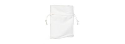 Bolsa tela afelpada 5und blanco