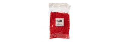 Relleno borucha papel liso 30g rojo