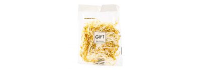 Relleno borucha papel con textura beige y dorado
