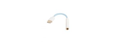 Cable para audio convertidor tipo c 3.5mm blanco