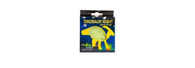 Figura plástica fluorescente dinosaurio 21-24pzas +6a surtido