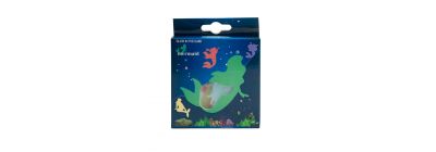 Figura sirena fluorescente 12pzas surtido