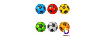 Bola fútbol bicolor compacta