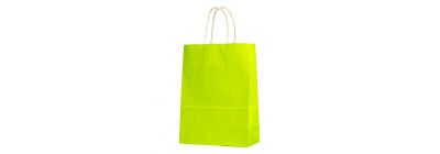 Bolsa papel lisa verde limon