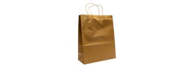 Bolsa papal kraft liso marrón