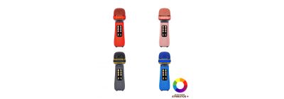 Micrófono inalámbrico con altavoz