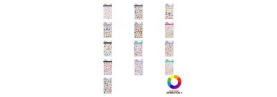 Stickers adhesivos con relieve