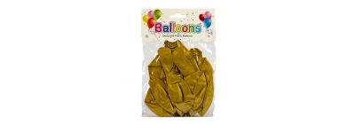 Globo látex 10pzas dorado