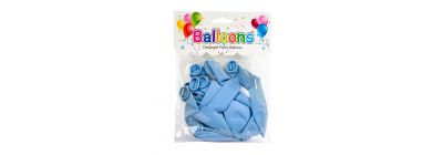 Globo latex 10pzas celeste