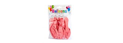 Globo latex 10pzas rosado