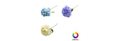 Flor artificial hortensia surtida
