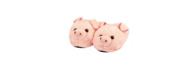Pantufla para niña cerdito 36-37 rosado