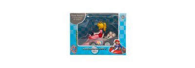 Figura acción plástica princesa peach Mario kart +3a