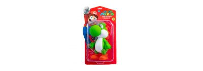 Figura acción plástica Yoshi Mario Bros +7a