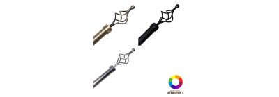 Cortinero metálico 3m espiral