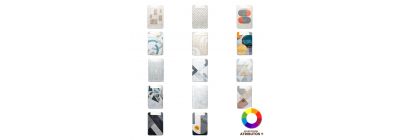 Alfombra afelpada con figuras