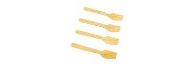 Cuchara madera 9.5cm beige