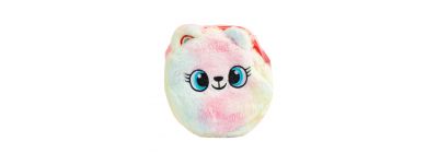 Bolso afelpado cara oso 19x20cm multicolor