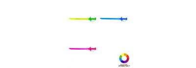 Espada plástica con luz