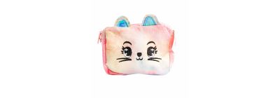 Bolso bordado cara gato unicornio surtido