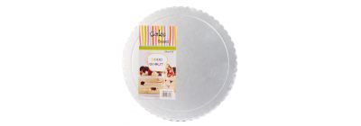 Base para queque 5und plateado