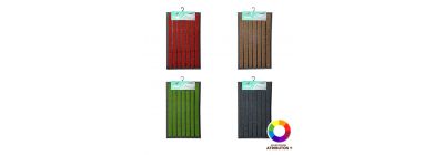 Alfombra rayas bicolor 45x75