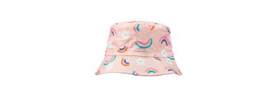 Sombrero niña estampado arcoíris