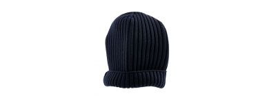 Gorro con relieve rayas azul