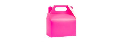 Caja cartón lisa 15x9.2x16.5cm 8und fucsia