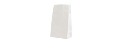 Bolsa papel lisa 32x18x11cm 12und blanco