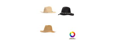 Sombrero dama diseño concha