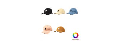 Gorra bordada con relieve