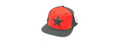 Gorra para hombre lisa estrella con relieve bicolor surtido
