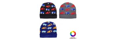 Gorro niño estampado vehículos