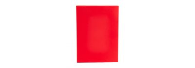 Caja cartón lisa rectangular m rojo